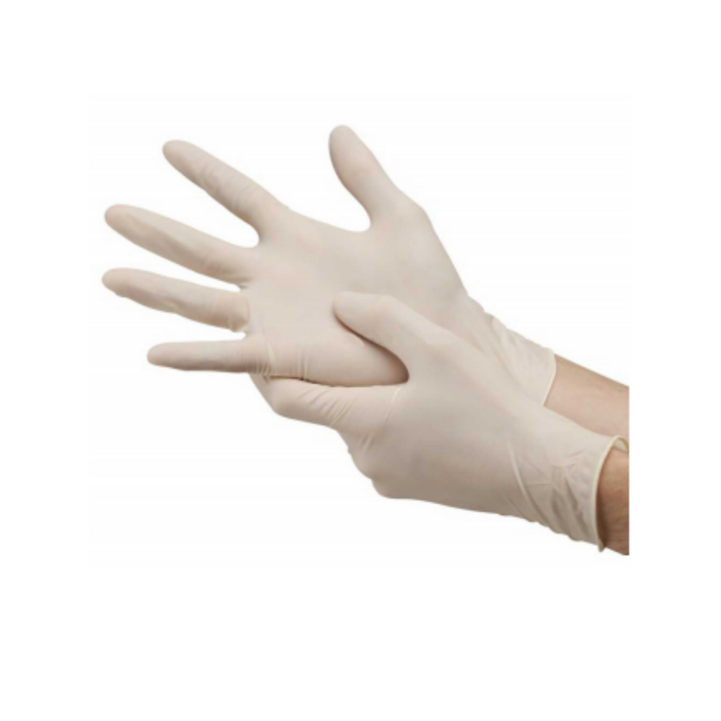 DISPOSABLE POWDER FREE LATEX GLOVE - (Price - Please call  for Enquiries 012 - 506 2140)